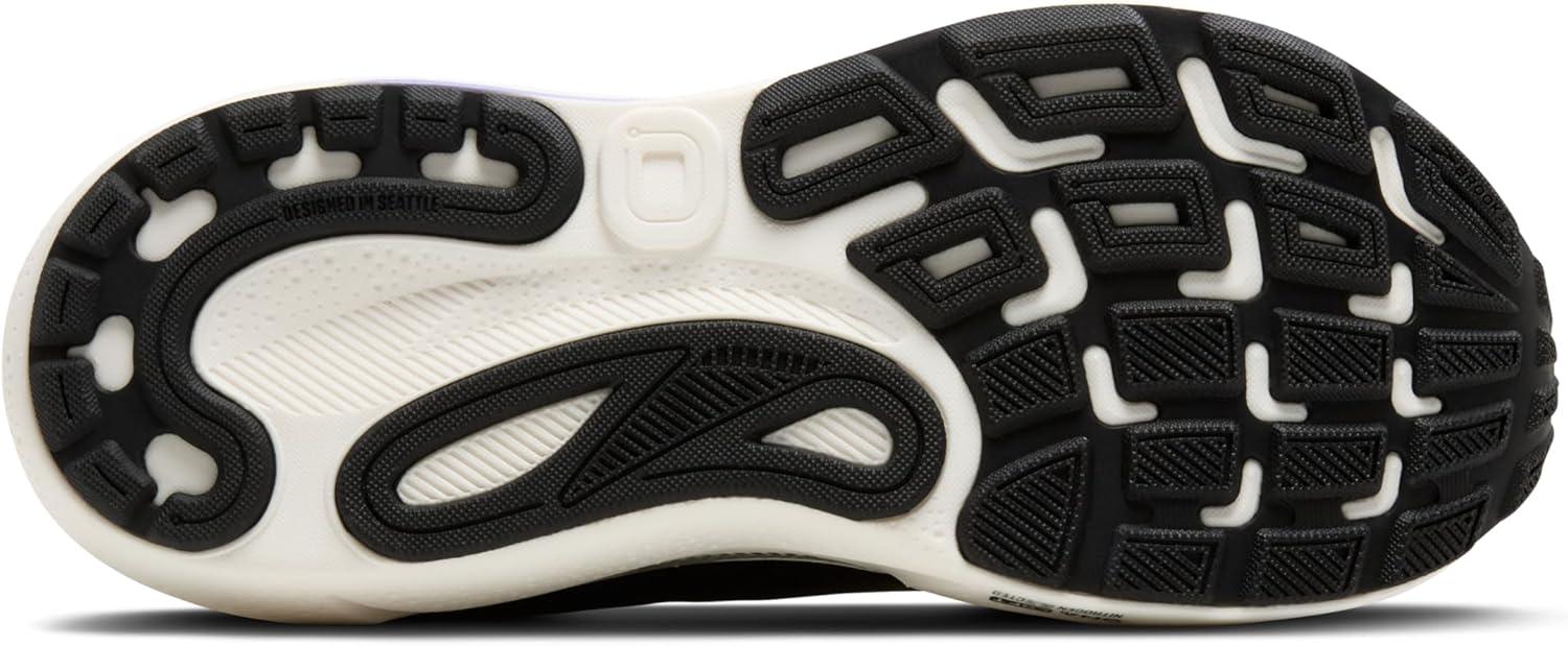 imageBrooks Womens Adrenaline GTS 24 Supportive Running ShoeEbonyBlue HeronSilver