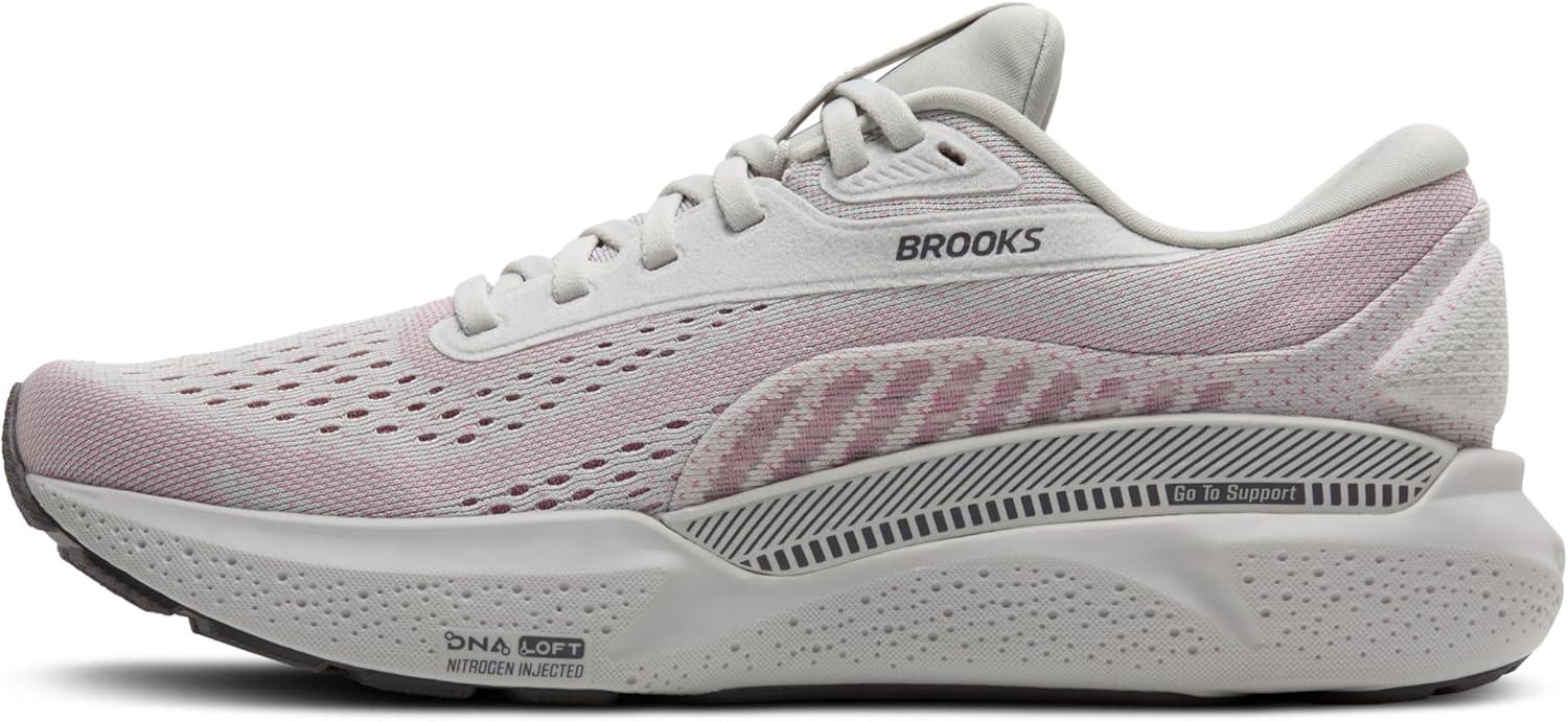 imageBrooks Womens Adrenaline GTS 24 Supportive Running ShoeOysterExcaliburPink