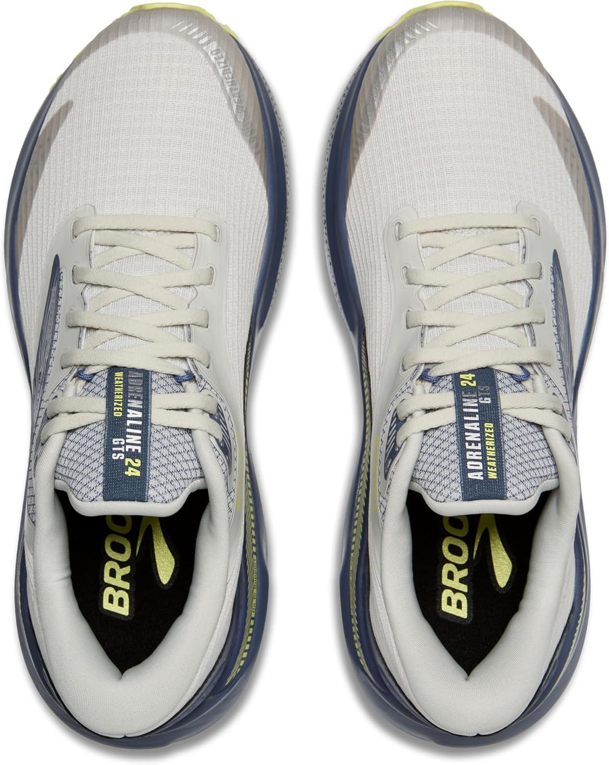 imageBrooks Womens Adrenaline GTS 24 Supportive Running ShoeOysterNightshadowLime