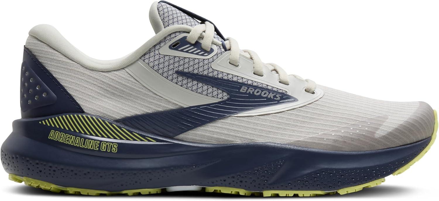 imageBrooks Womens Adrenaline GTS 24 Supportive Running ShoeOysterNightshadowLime