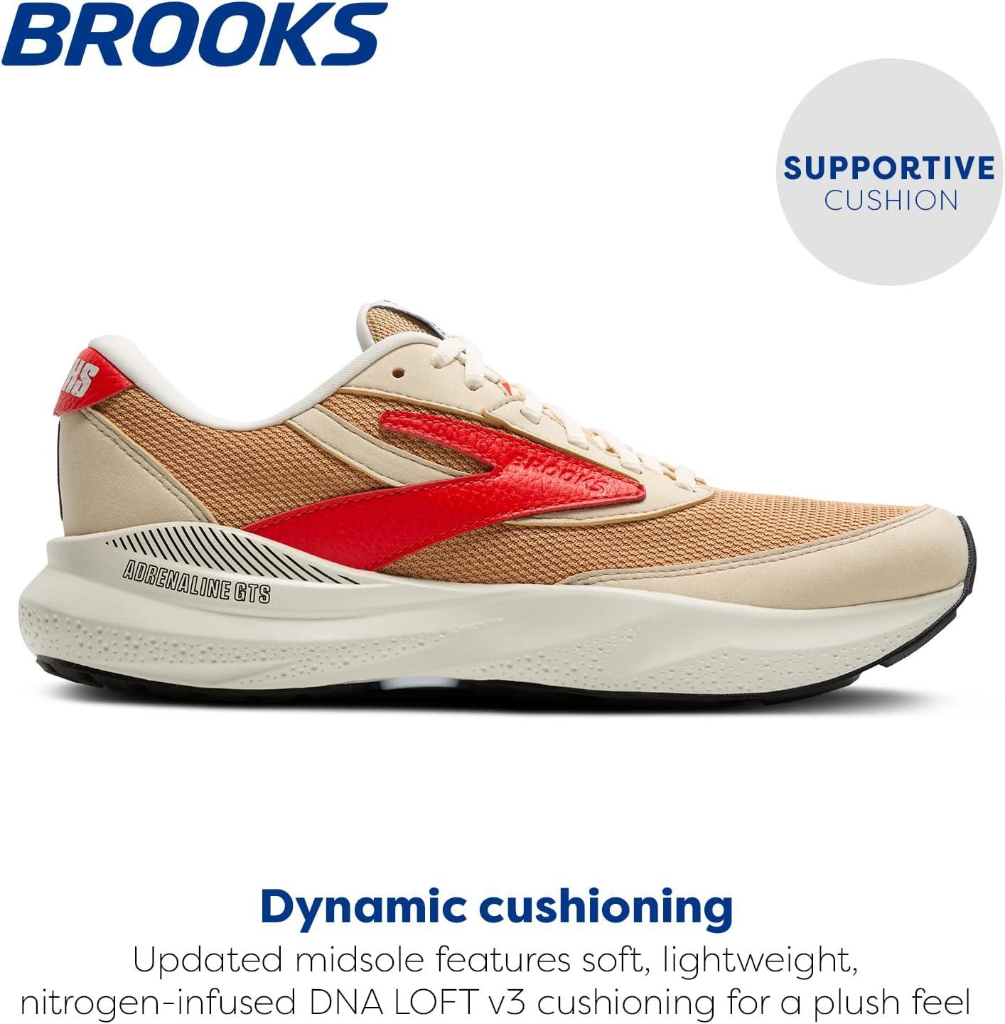imageBrooks Womens Adrenaline GTS 24 Supportive Running ShoeTaffyCherry TomatoBlack