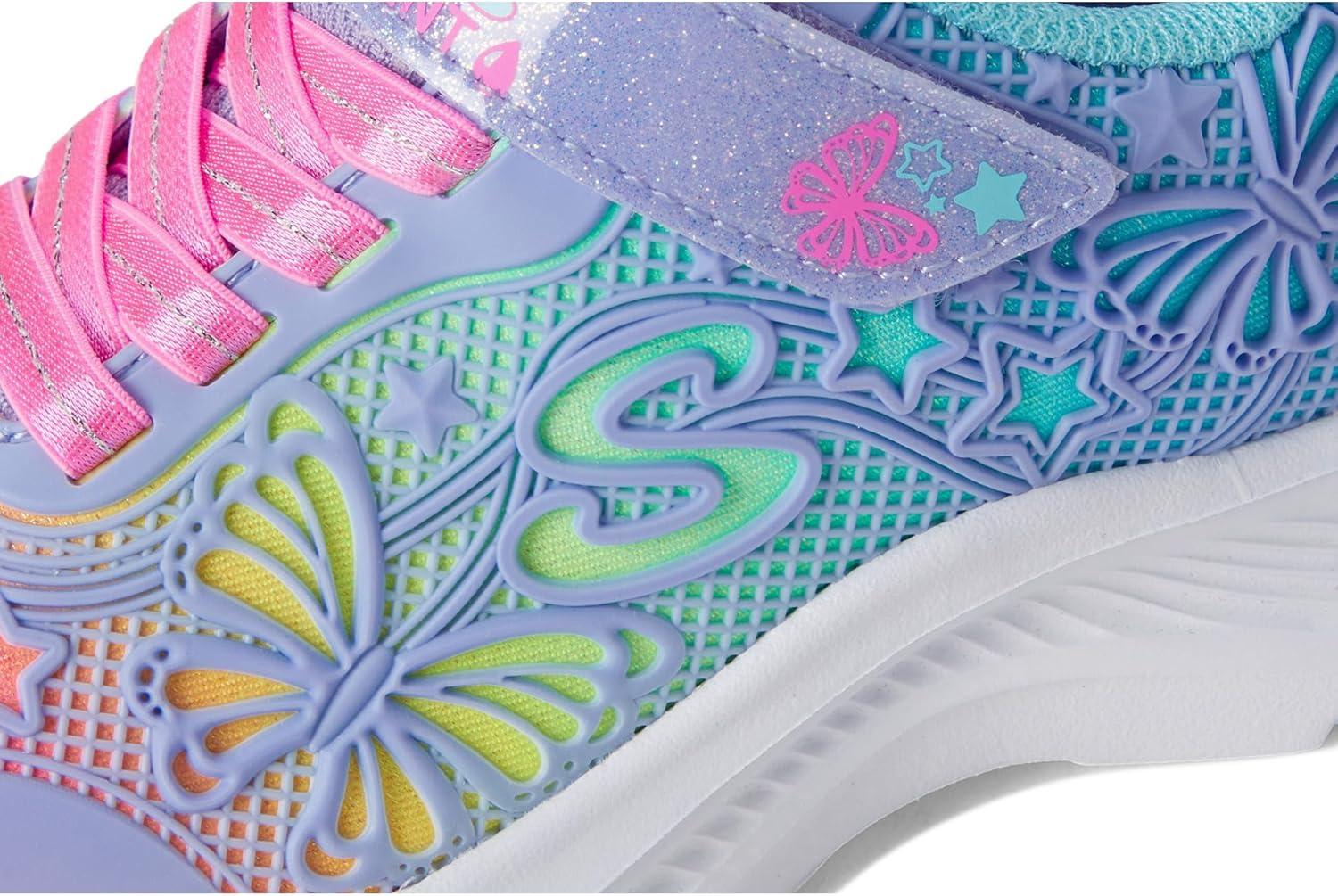 imageSkechers Girls Jumpsters 20 SneakerLavenderMulti