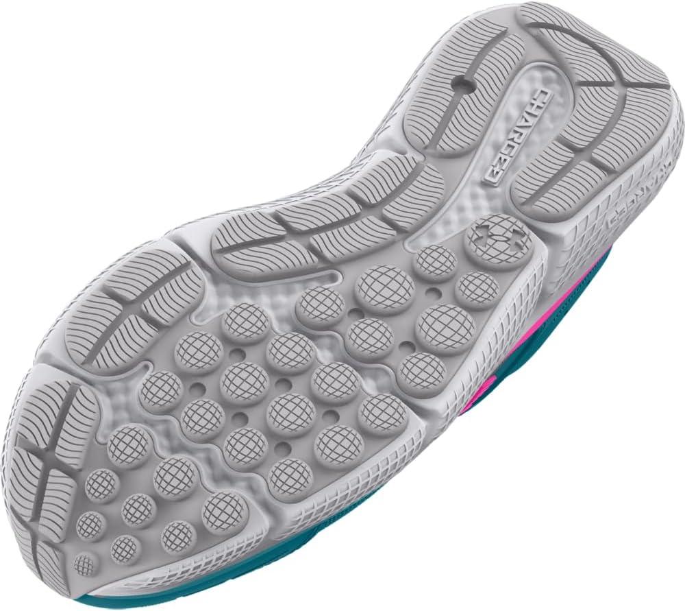 imageUnder Armour Girls Grade School Assert 10400 Glacier BlueHalo GrayRebel Pink