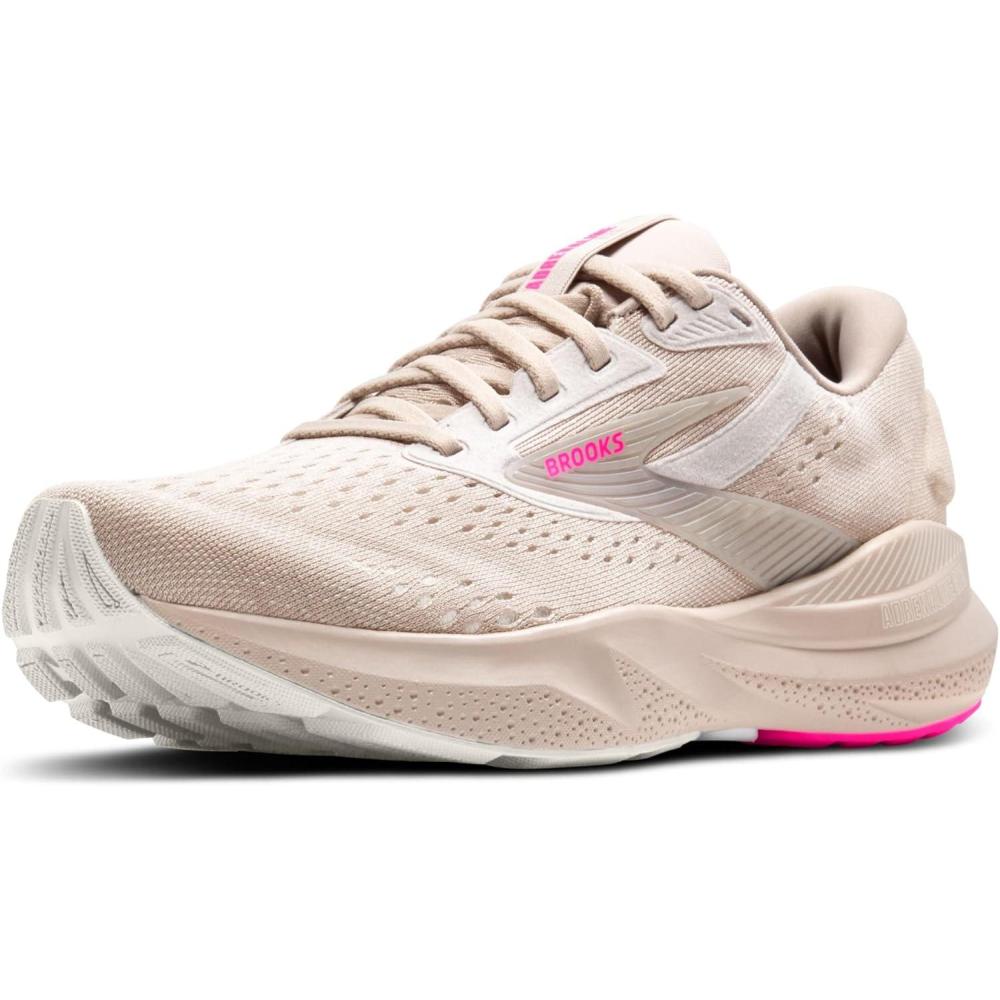 imageBrooks Womens Adrenaline GTS 24 Supportive Running ShoeChateau GreyCoconutPink