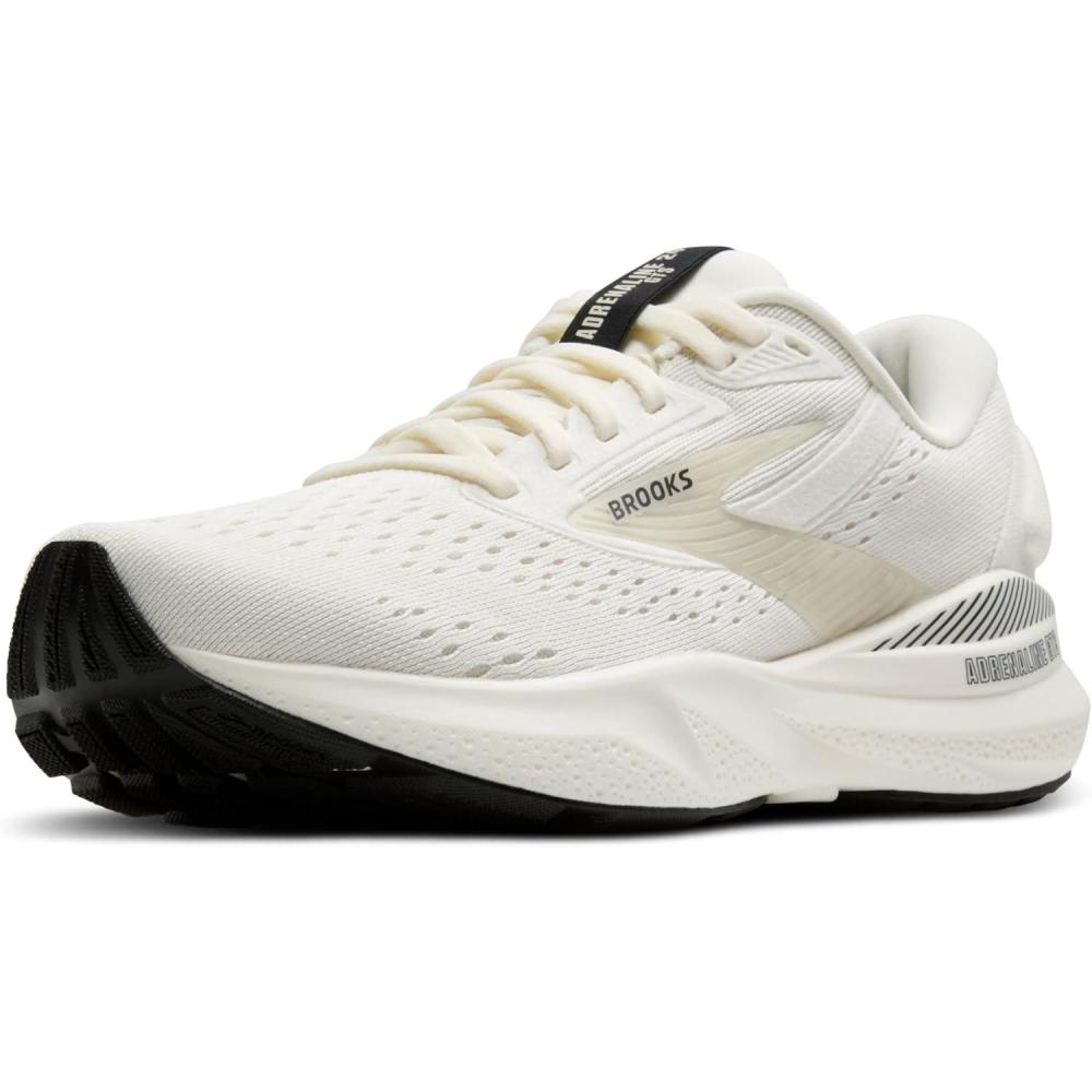 imageBrooks Womens Adrenaline GTS 24 Supportive Running ShoeCoconutBlackWhite Sand