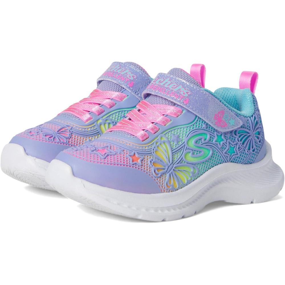 imageSkechers Girls Jumpsters 20 SneakerLavenderMulti