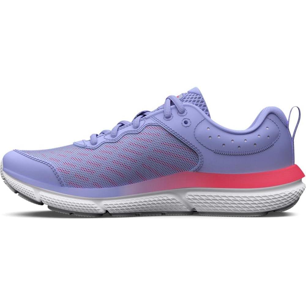 imageUnder Armour Girls Grade School Assert 10500 Purple IceHalo GrayPink Shock