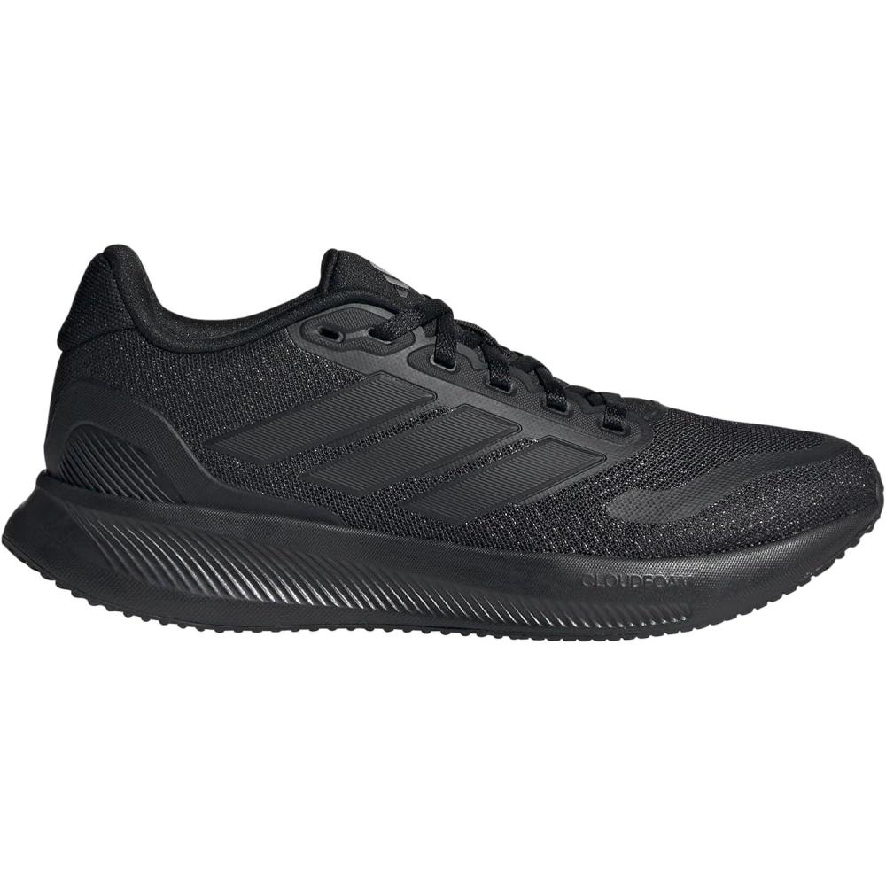 imageadidas UnisexChild Run Falcon 5 SneakerBlackBlackBlack