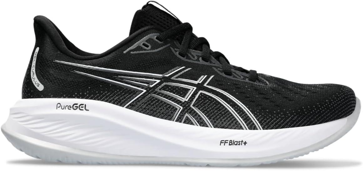 imageASICS Mens GelCumulus 26 Running ShoeBlack Concrete