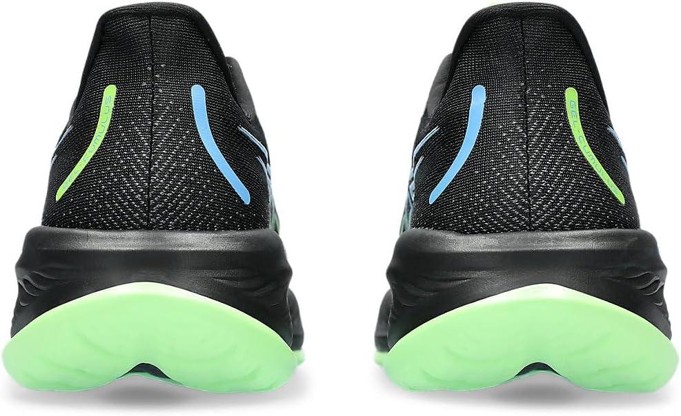 imageASICS Mens GelCumulus 26 Running ShoeBlack Electric Lime