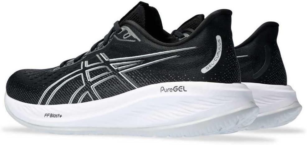 imageASICS Mens GelCumulus 26 Running ShoeBlack White