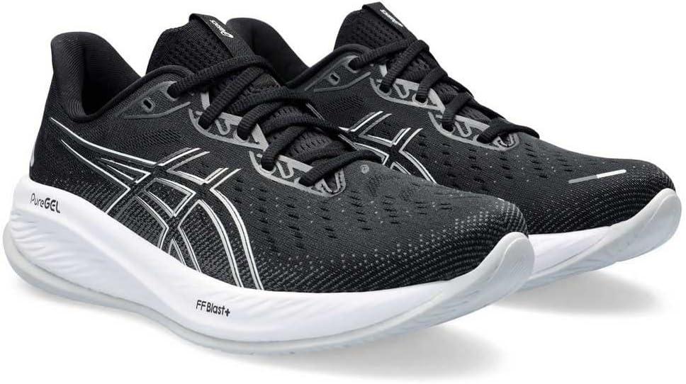 imageASICS Mens GelCumulus 26 Running ShoeBlack White