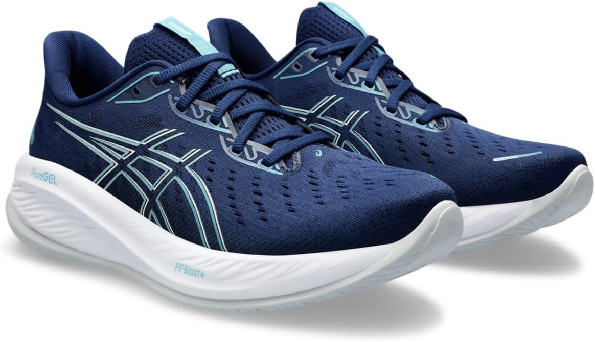 imageASICS Mens GelCumulus 26 Running ShoeBlue ExpanseBlue Teal