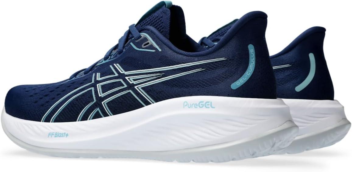 imageASICS Mens GelCumulus 26 Running ShoeBlue ExpanseBlue Teal