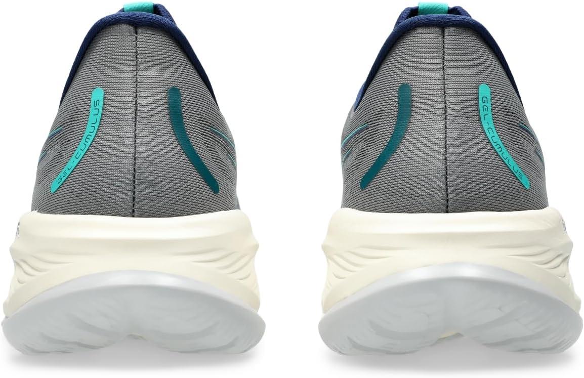 imageASICS Mens GelCumulus 26 Running ShoeClay GreyIllusion Blue