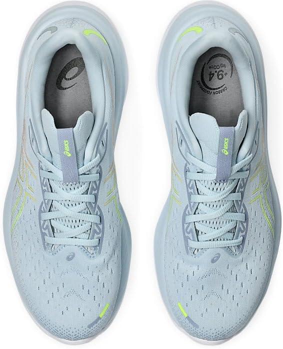 imageASICS Mens GelCumulus 26 Running ShoeCool GreySafety Yellow