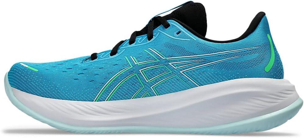 imageASICS Mens GelCumulus 26 Running ShoeDigital Aqua New Leaf