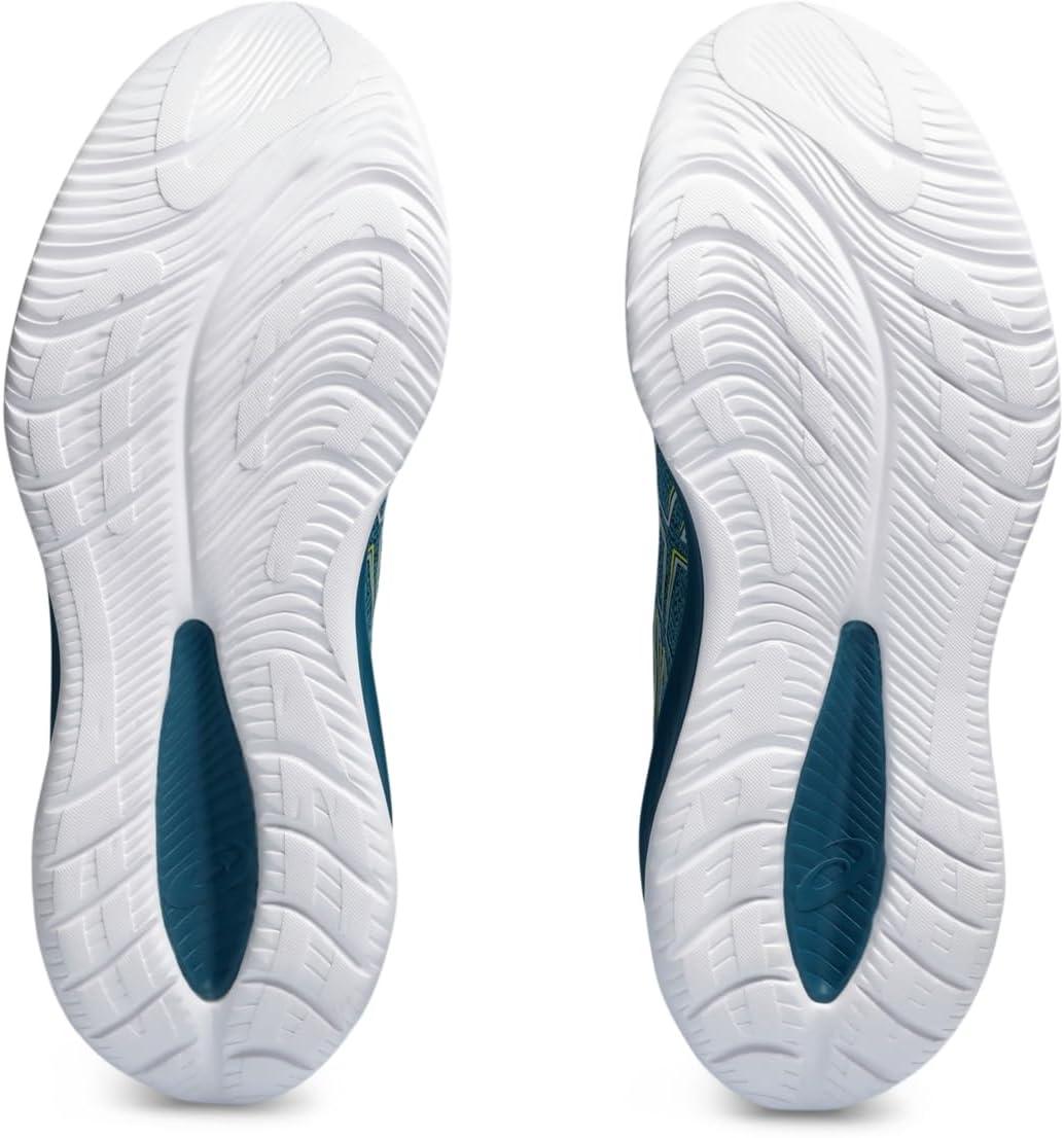 imageASICS Mens GelCumulus 26 Running ShoeEvening Teal Bright Yellow