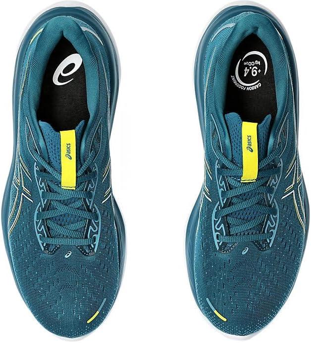 imageASICS Mens GelCumulus 26 Running ShoeEvening Teal Bright Yellow