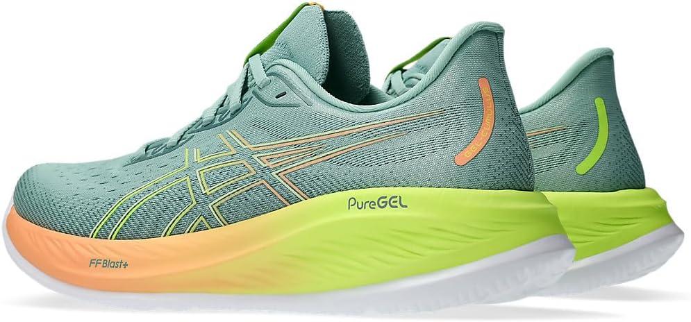 imageASICS Mens GelCumulus 26 Running ShoeGreen