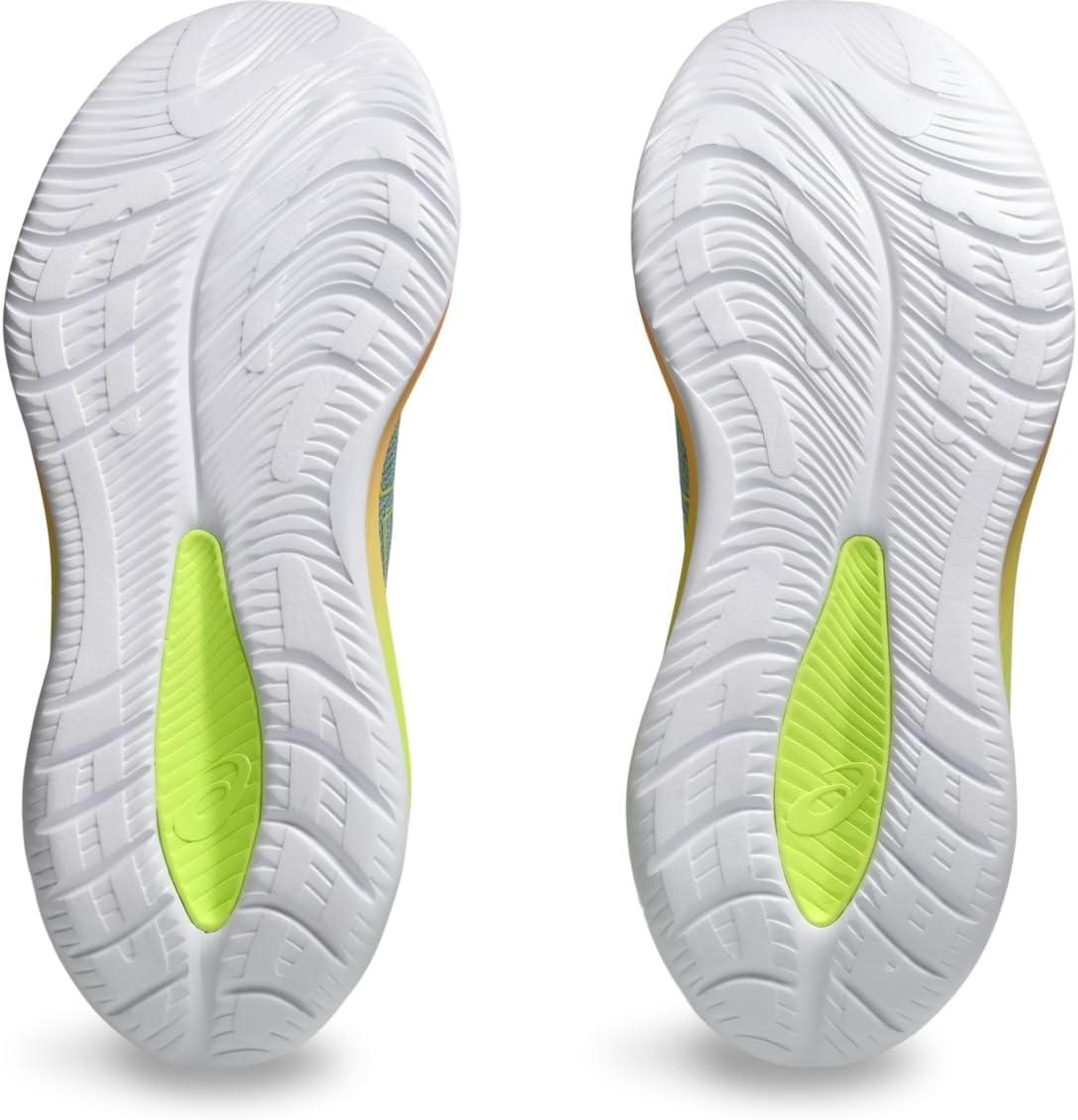 imageASICS Mens GelCumulus 26 Running ShoeLight CeladonSafety Yellow