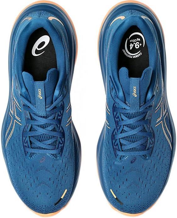 imageASICS Mens GelCumulus 26 Running ShoeRich NavyFaded Orange