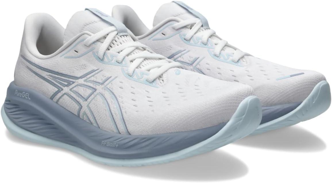 imageASICS Mens GelCumulus 26 Running ShoeWhiteCool Grey