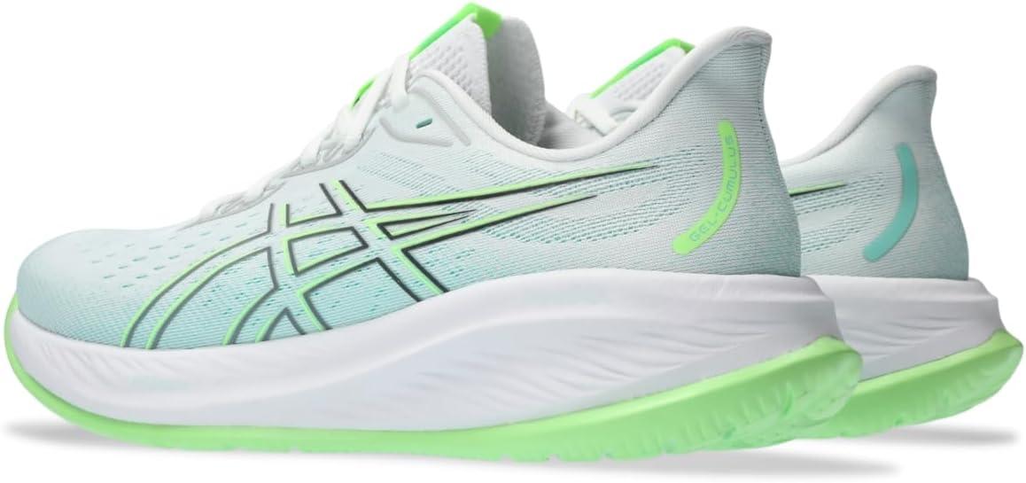 imageASICS Mens GelCumulus 26 Running ShoeWhiteSheet Rock