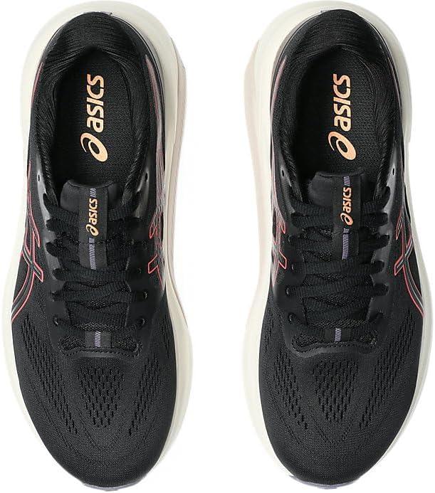 imageASICS Womens GT4000 4 Running ShoesBlackCoral Reef