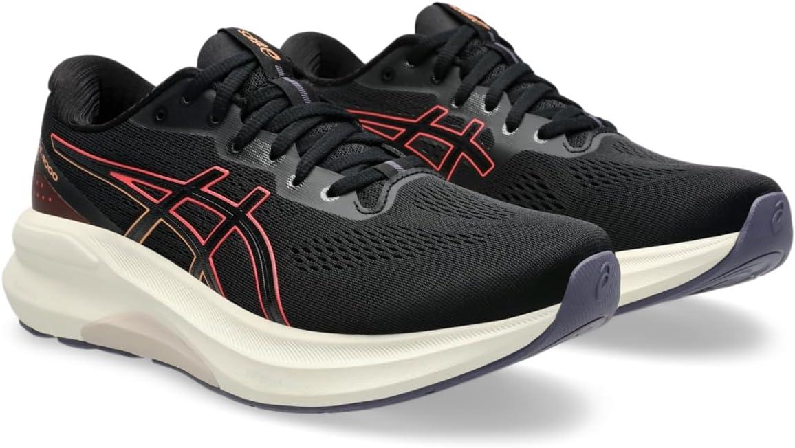 imageASICS Womens GT4000 4 Running ShoesBlackCoral Reef