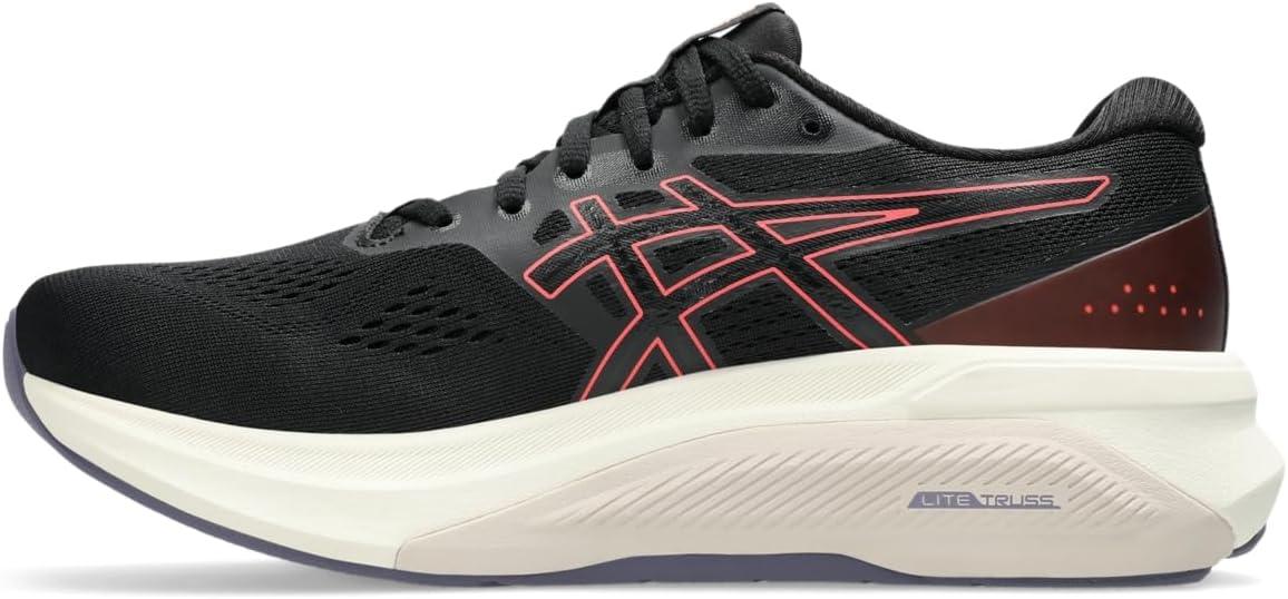 imageASICS Womens GT4000 4 Running ShoesBlackCoral Reef