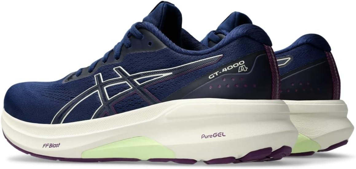 imageASICS Womens GT4000 4 Running ShoesBlue ExpanseBirch