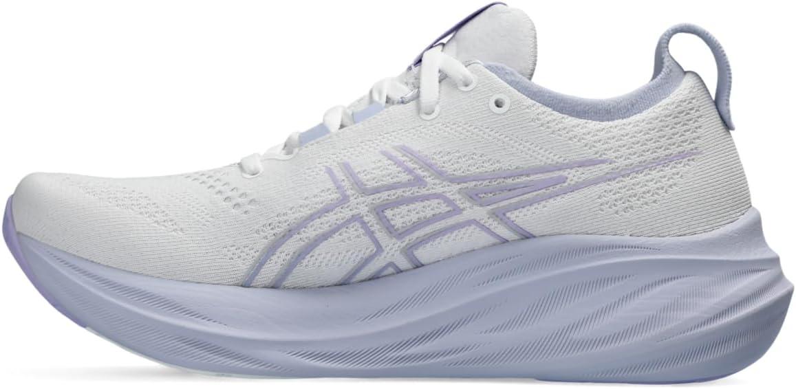 imageASICS Womens GelNimbus 26 Running ShoeWhiteFresh Air