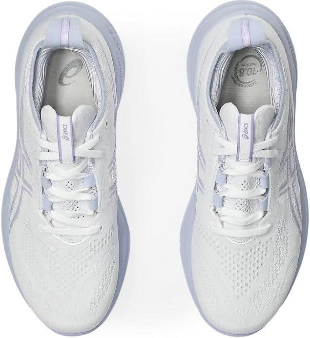 imageASICS Womens GelNimbus 26 Running ShoeWhiteFresh Air