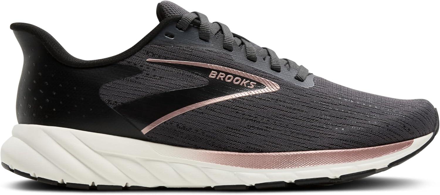imageBrooks Womens Anthem 7 Neutral Running ShoeBlackGreyRose Gold