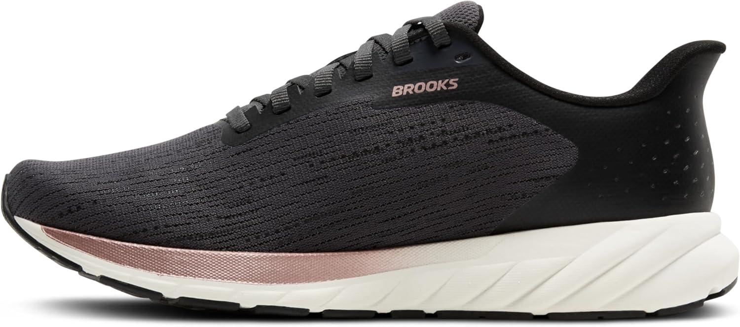 imageBrooks Womens Anthem 7 Neutral Running ShoeBlackGreyRose Gold