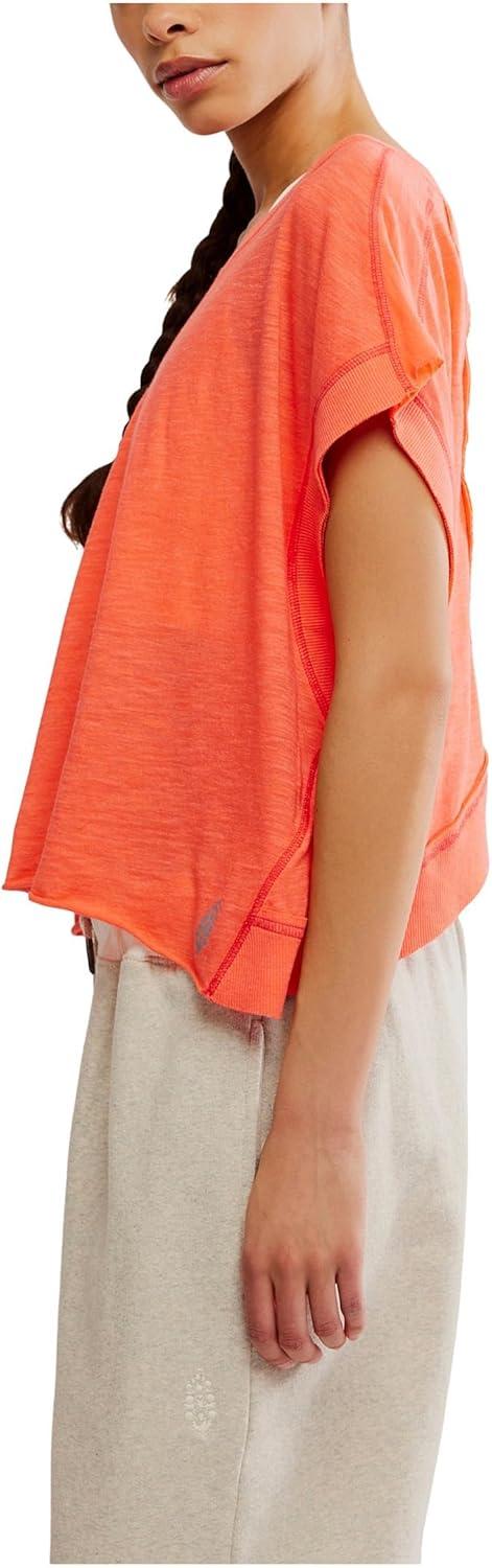 imageFree People Womens My Time TeeNeon Coral