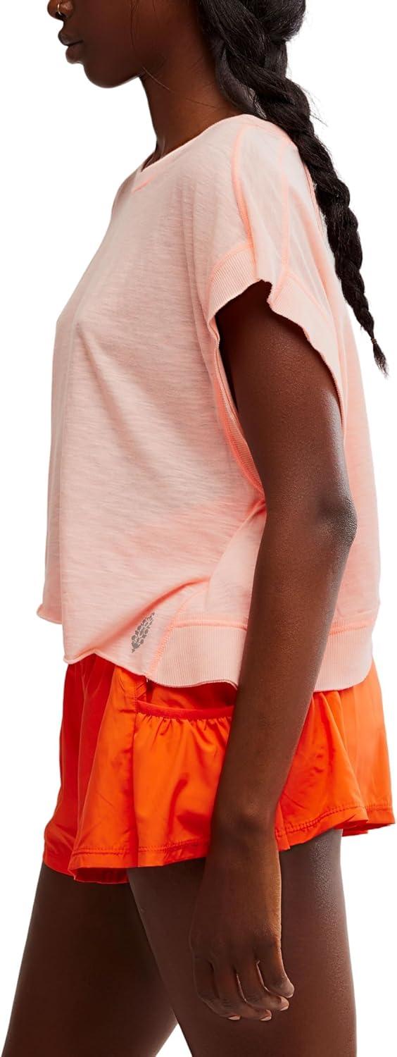 imageFree People Womens My Time TeePastel Peach Combo