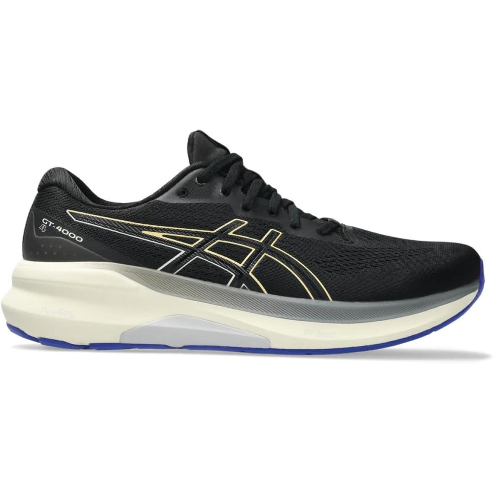 imageASICS Mens GT4000 4 Running ShoesBlackLight Orange