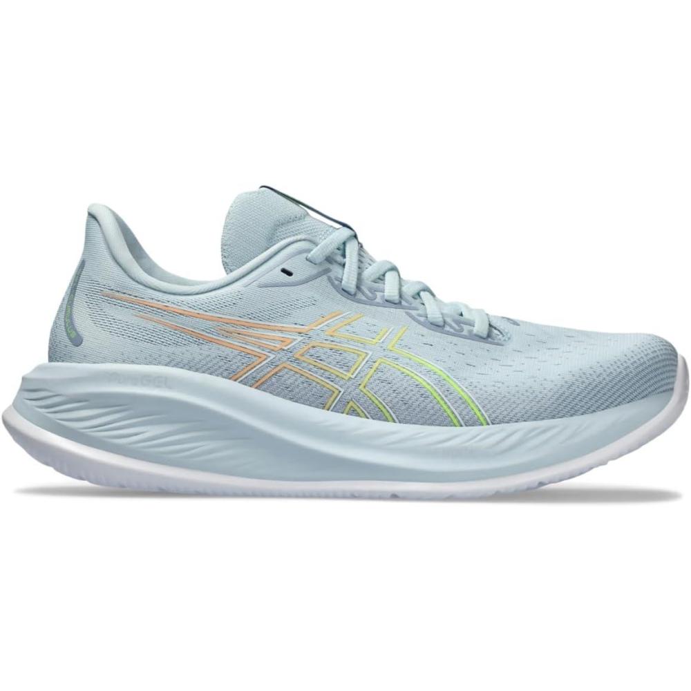 imageASICS Mens GelCumulus 26 Running ShoeCool GreySafety Yellow