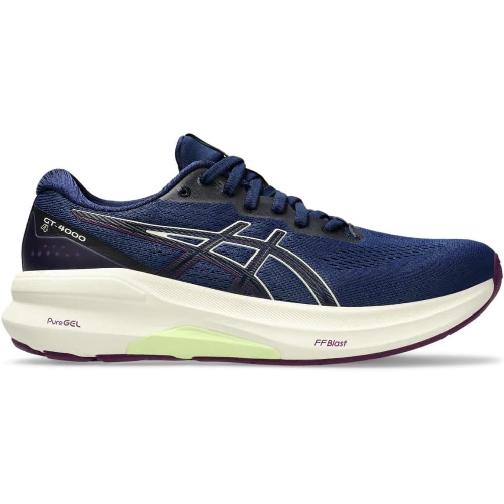 imageASICS Womens GT4000 4 Running ShoesBlue ExpanseBirch