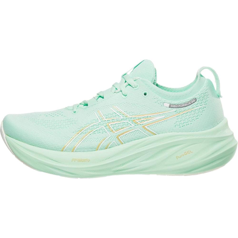 imageASICS Womens GelNimbus 26 Running ShoeMint TintPale Mint