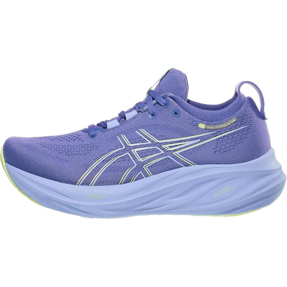 imageASICS Womens GelNimbus 26 Running ShoeSapphireLight Blue