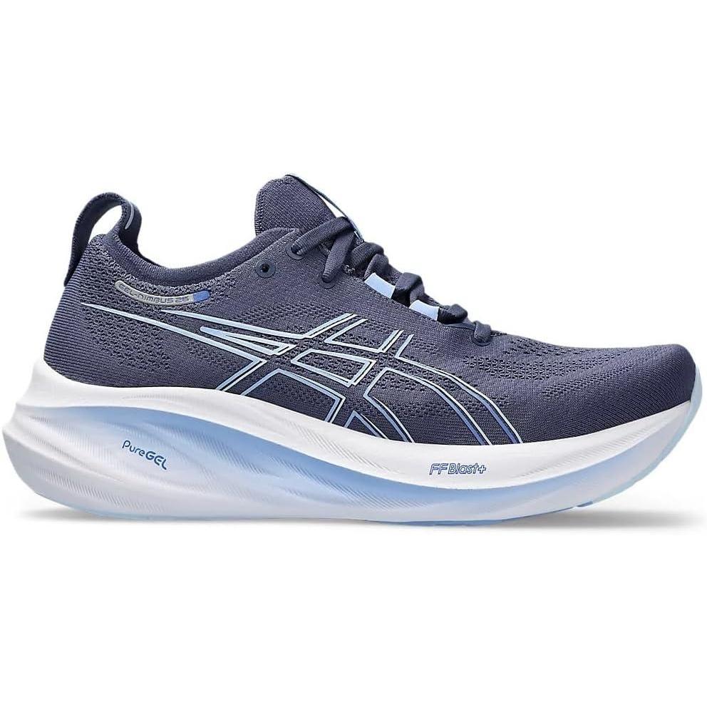 imageASICS Womens GelNimbus 26 Running ShoeThunder BlueSapphire