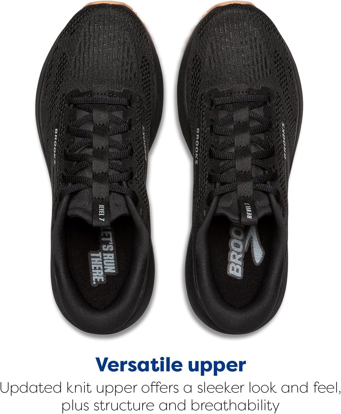 image:imageBrooks Mens Revel 7 Neutral Running ShoeBlackBlack