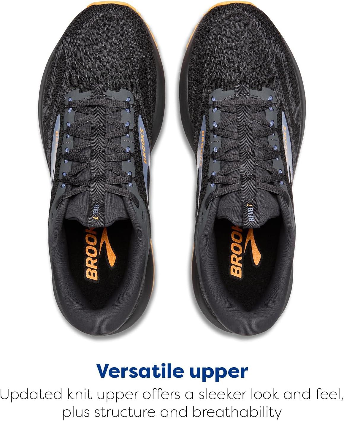 image:imageBrooks Mens Revel 7 Neutral Running ShoeBlackCountry BlueOrange