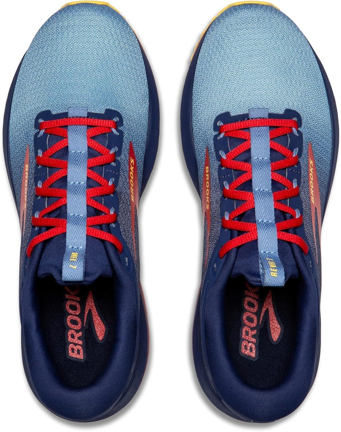 image:imageBrooks Mens Revel 7 Neutral Running ShoeBlueprintRedAspen Gold