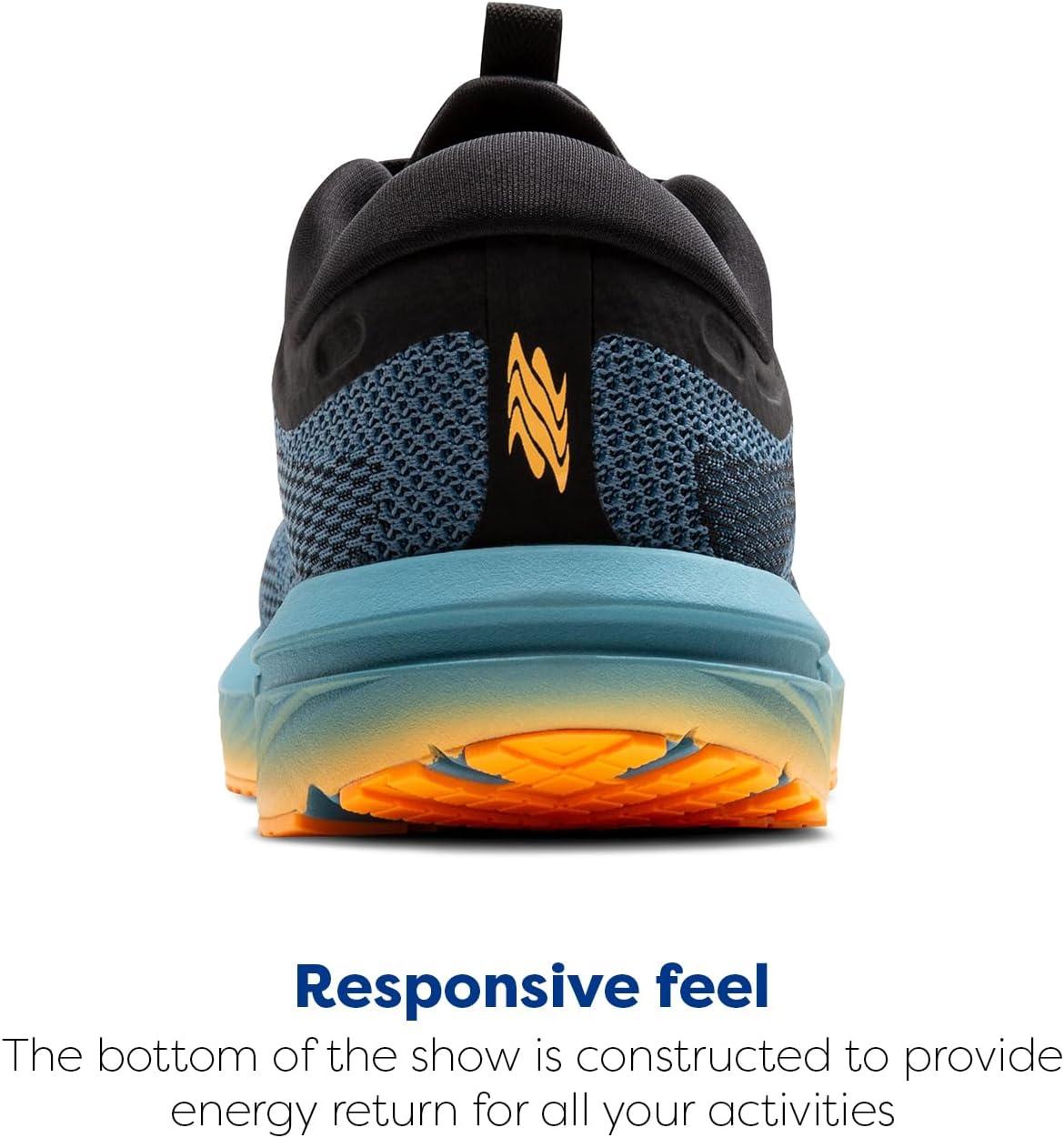 image:imageBrooks Mens Revel 7 Neutral Running ShoeStorm BlueBlackOrange Pop