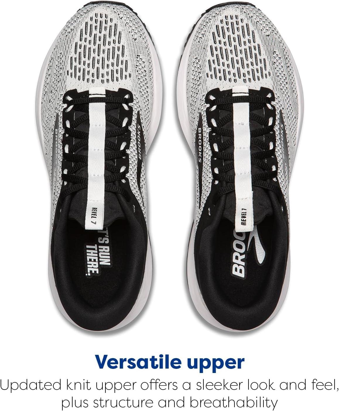 image:imageBrooks Mens Revel 7 Neutral Running ShoeWhiteBlack