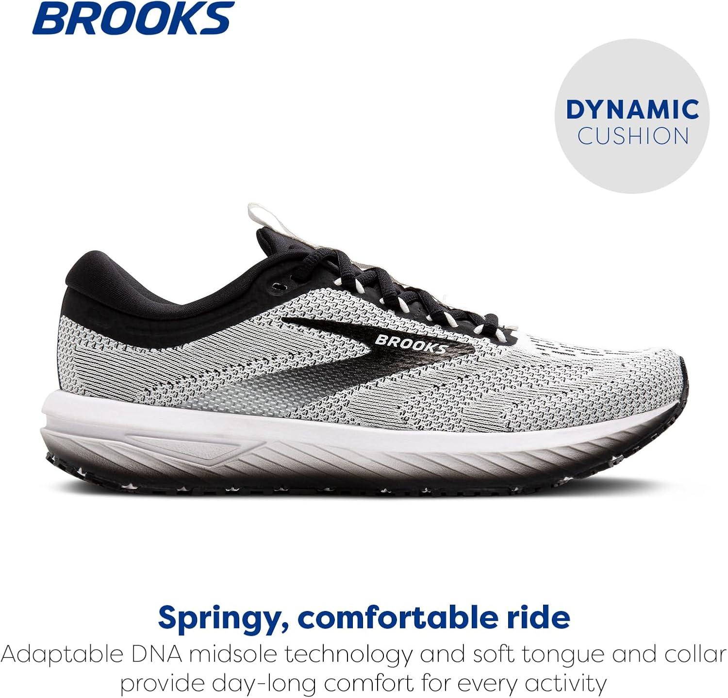 image:imageBrooks Mens Revel 7 Neutral Running ShoeWhiteBlack